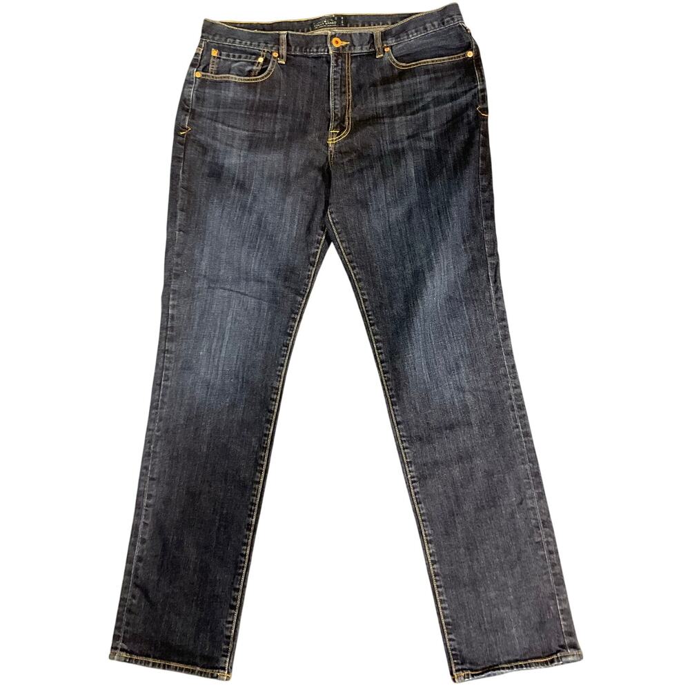 Lucky Brand Original Men's 181 Heritage Slim 38X34 Jeans Dark Wash Stretch